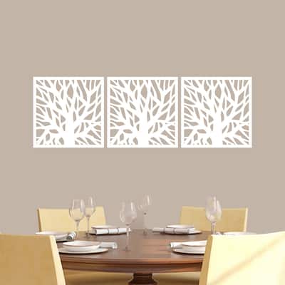 Tree Branch Squares Wall Decals