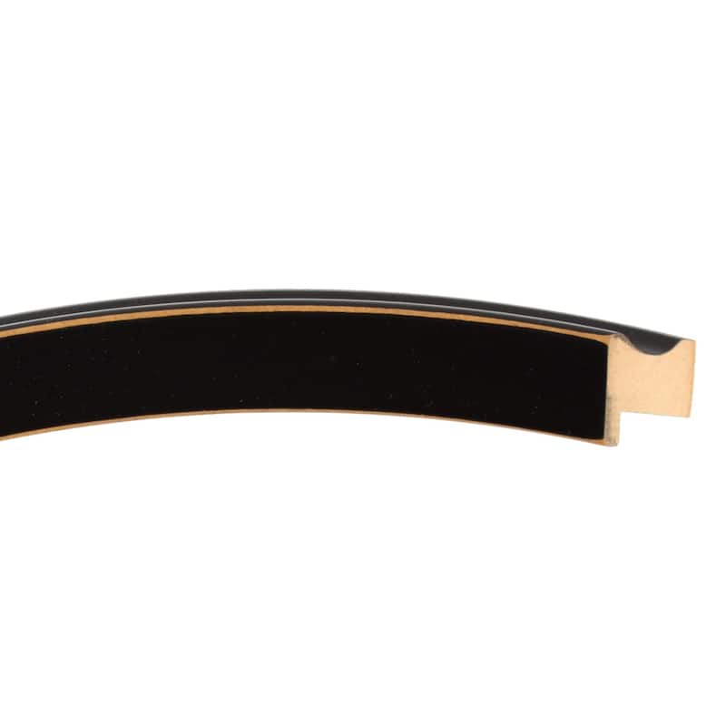 Vienna Framed Oval Mirror in Rubbed Black