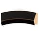 preview thumbnail 3 of 2, Veneto Framed Round Mirror in Rubbed Black