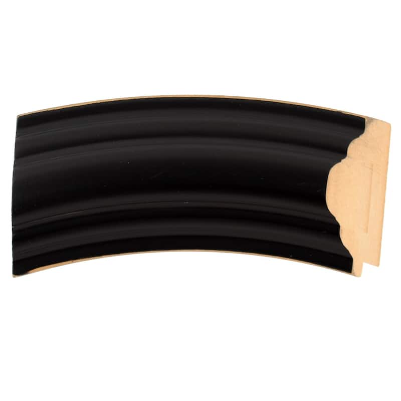 Regalia Framed Rectangle Mirror in Rubbed Black