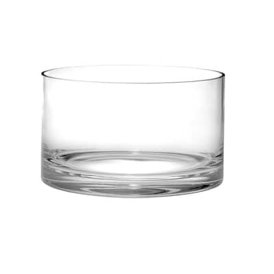 Majestic Gifts Quality Glass Straight Sided Serving/ Salad Bowl, 10"d