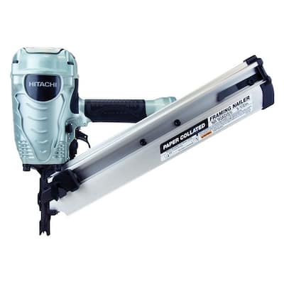 Hitachi Pneumatic Collated Paper Framing 35 Ga. Nail Gun