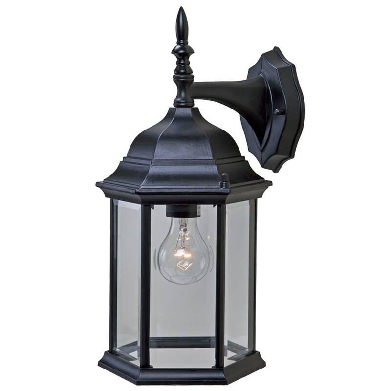 Craftsman 1-light Matte Black Outdoor Wall Mount