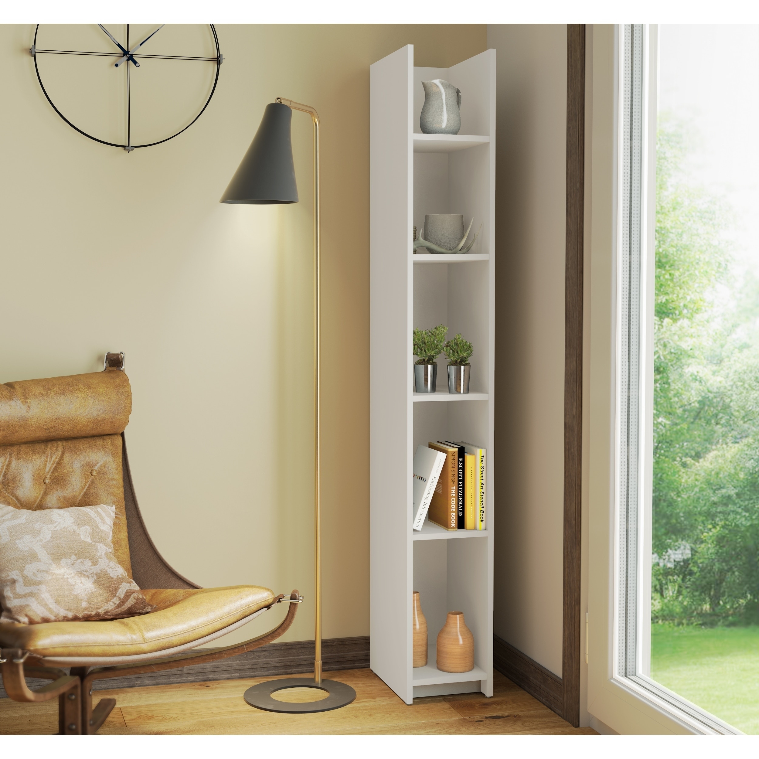 Bestar Small Space 10-inch Storage Tower