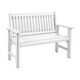 preview thumbnail 5 of 15, C.R. Plastics Generation Garden Bench White