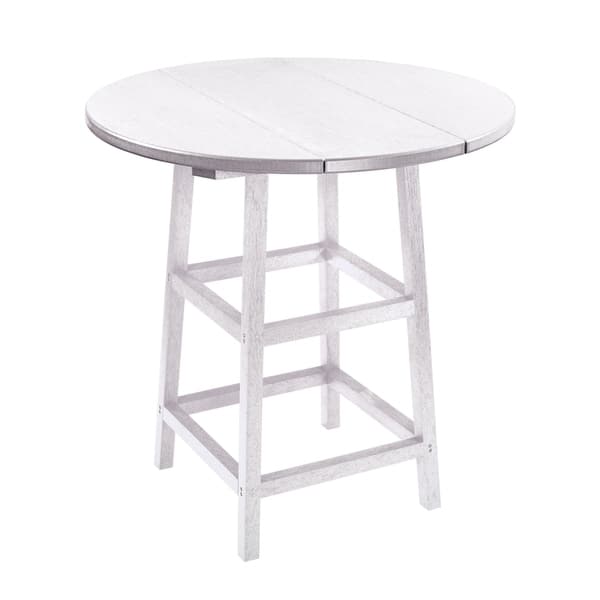 C R Plastics Generation 32 Round Table Top W 40 Pub Table Legs Overstock 20687805