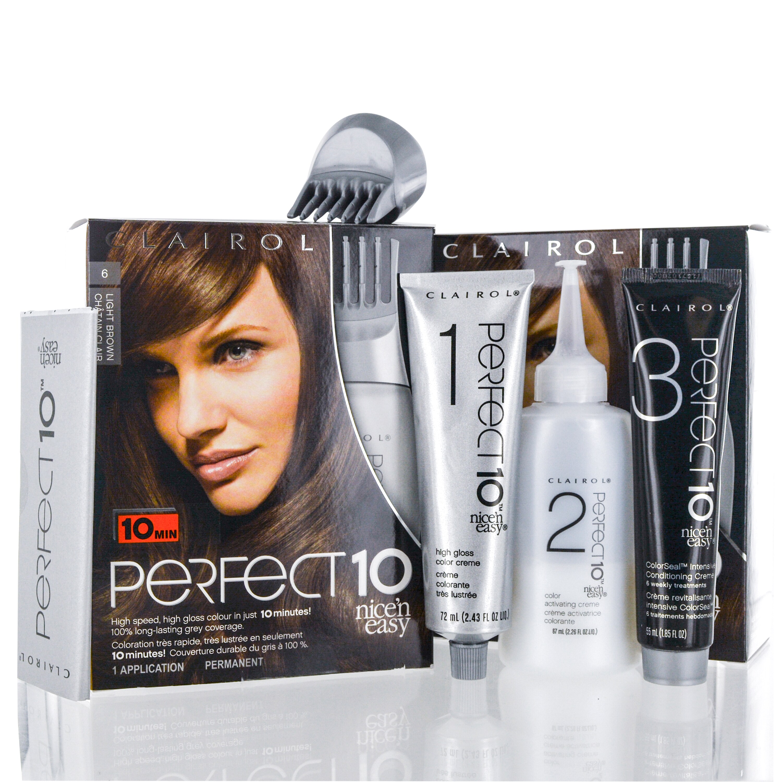 Shop Clairol Perfect 10 Nice N Easy 6 Light Brown Chocolate Shake