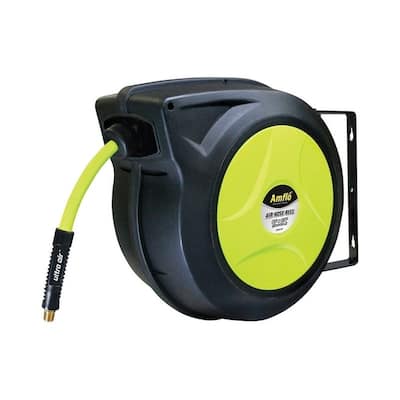 Amflo Ultra Air Hybrid Air Hose Reel 3/8 in. Dia. x 50 ft. L 300 psi ...