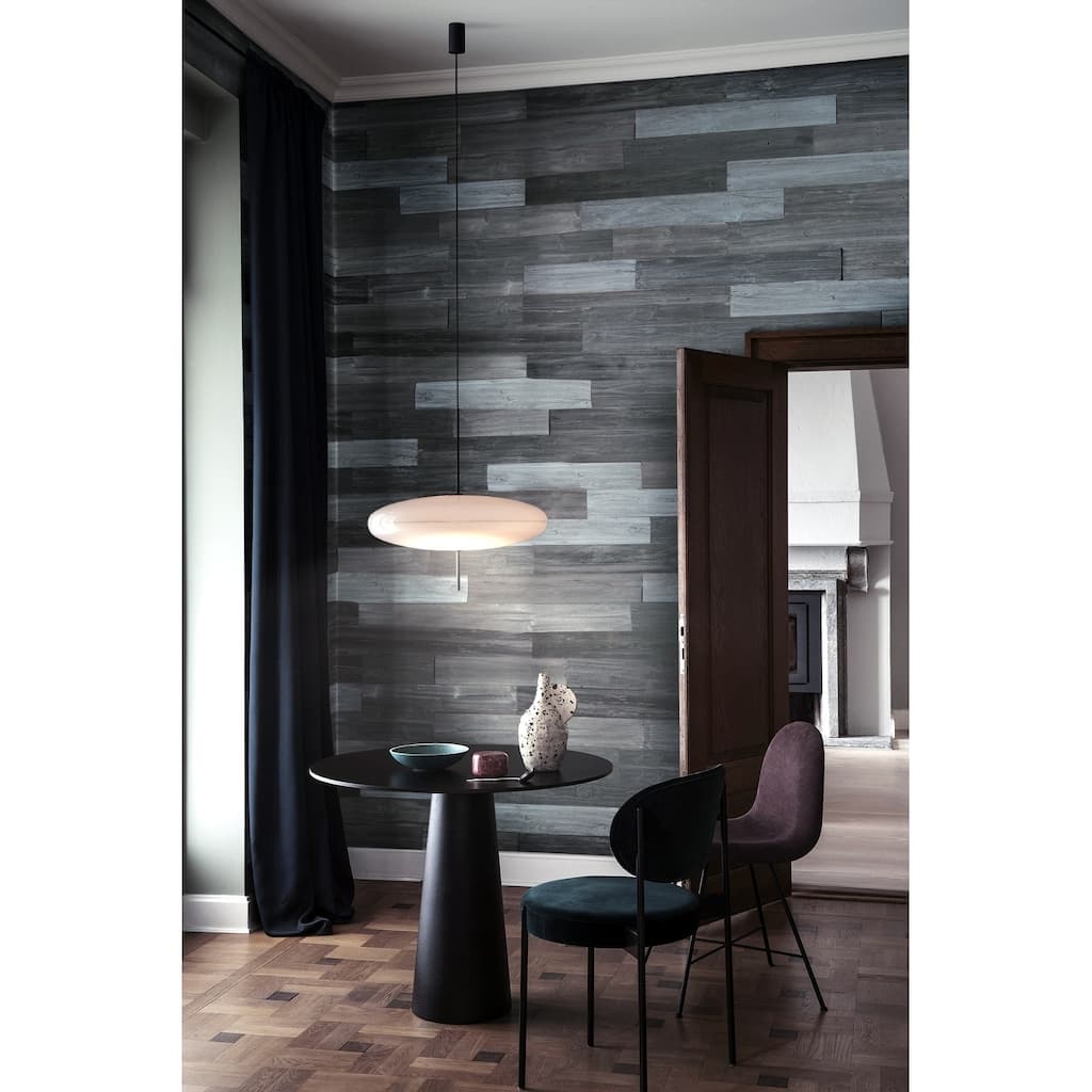 3D Reclaimed Rectangular DIY Peel and Stick Mixed Grey Wood Panels Plank Decor 10 Panels / 16sqft Per Box