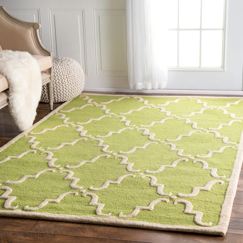 Brooklyn Rug Co Handmade Luna Marrakesh Trellis Wool Area Rug - 7'6" x 9'6"