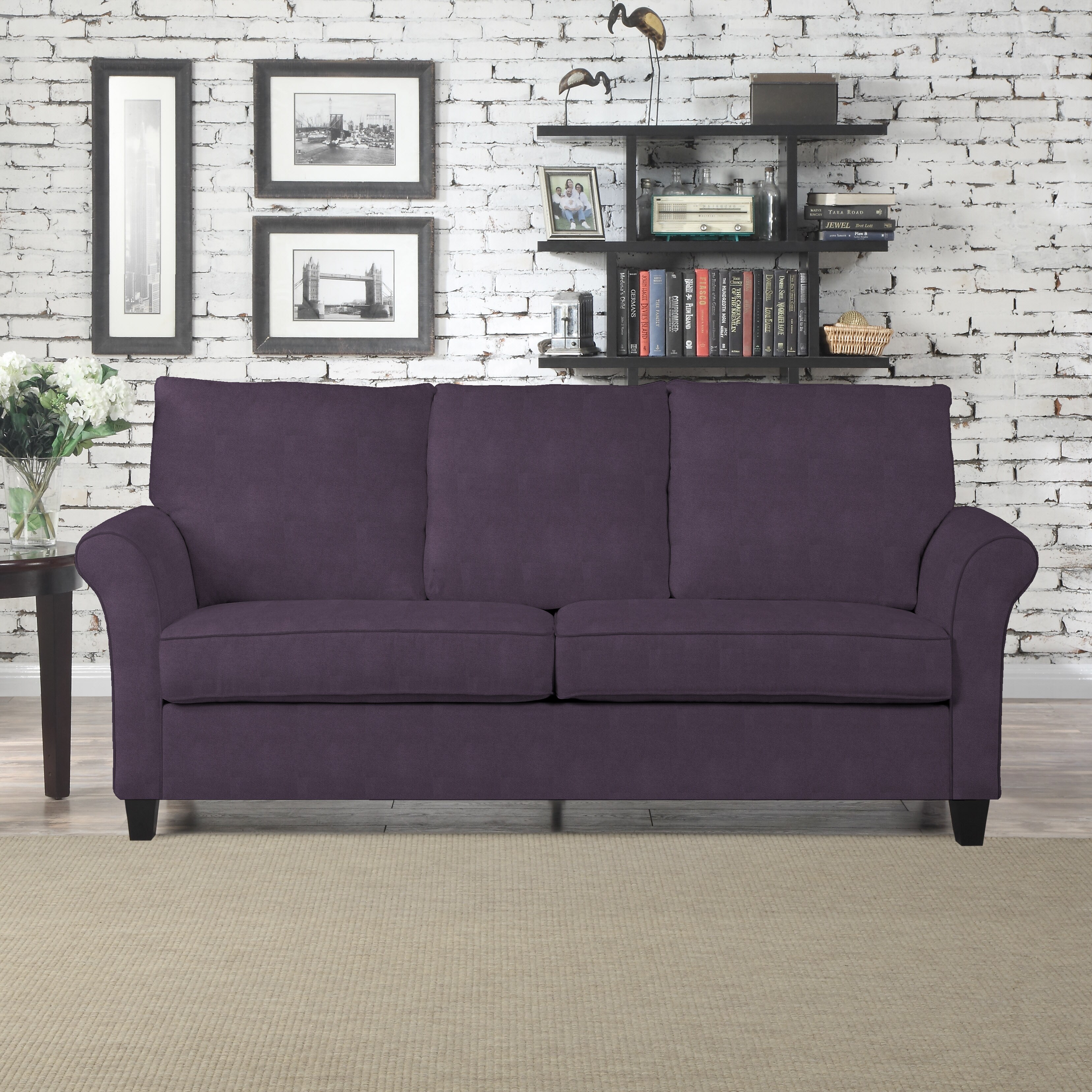 Porch Den Pope Street Plum Velvet Sofast Sofa On Den Pope Street Plum Velvet Sofast Sofa