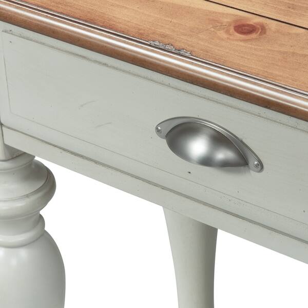 Shop The Gray Barn Julia Bisque And Natural Pine Sofa Table Free