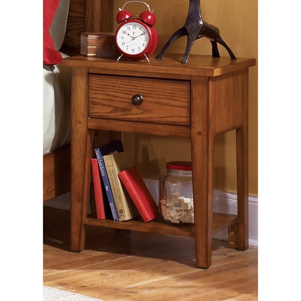Copper Grove Epper Aged Oak Youth Nightstand