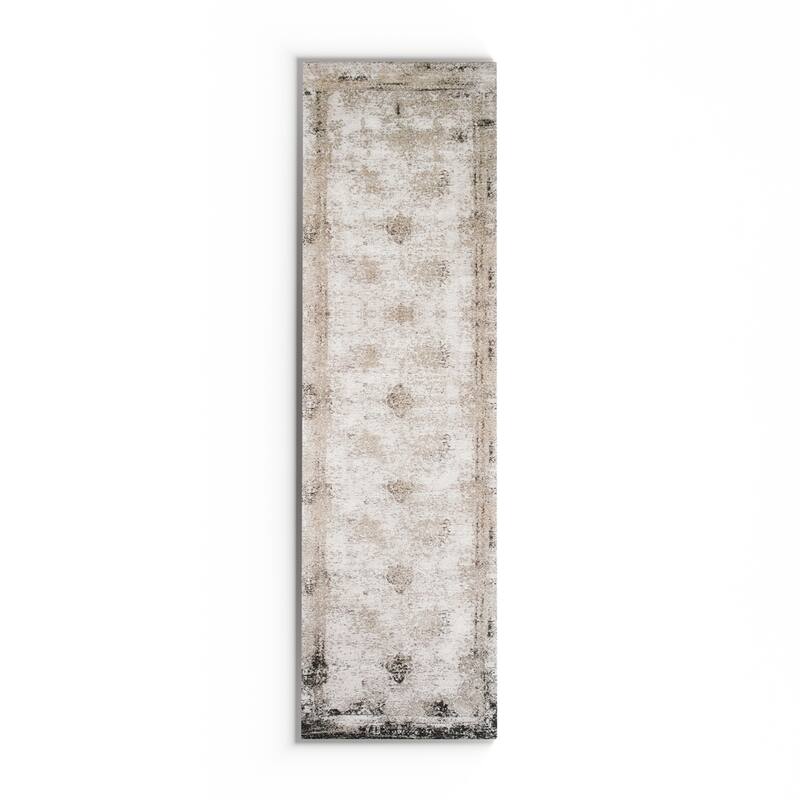 Nuloom Handmade Distressed Abstract Vintage Wool Area Rug
