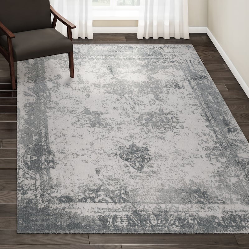 Nuloom Handmade Distressed Abstract Vintage Wool Area Rug