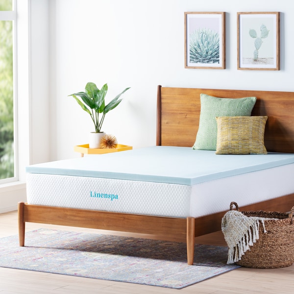 Blue memory foam mattress topper online