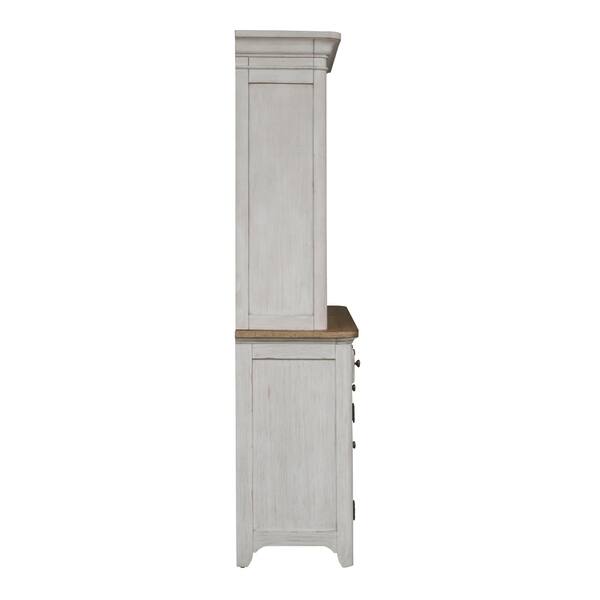Farmhouse Reimagined Antique White Hutch And Buffet Farmhouse Reimagined Antique White