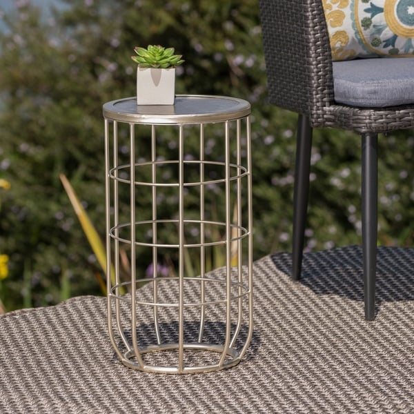 Lattice Outdoor Ceramic Tile Side Table By Christopher Knight Lattice Outdoor Ceramic Tile Side Table By Christopher Knight Home