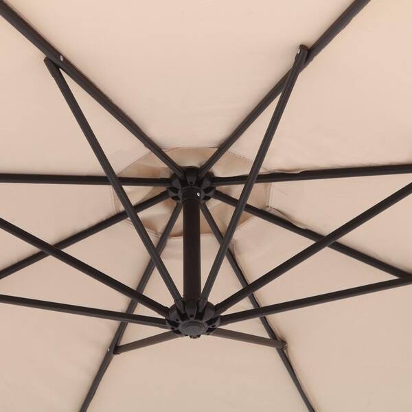 Shop Black Friday Deals On Grand Patio 10 Ft Offset Cantilever Outdoor Patio Umbrella Beige Overstock 20691074