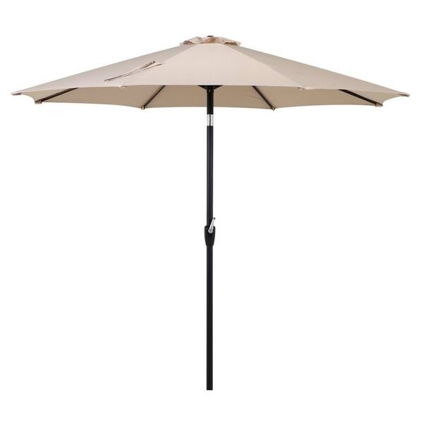 Shop Black Friday Deals On Grand Patio Outdoor Market Umbrella Patio Umbrella 9 6 Ft Beige Overstock 20692011