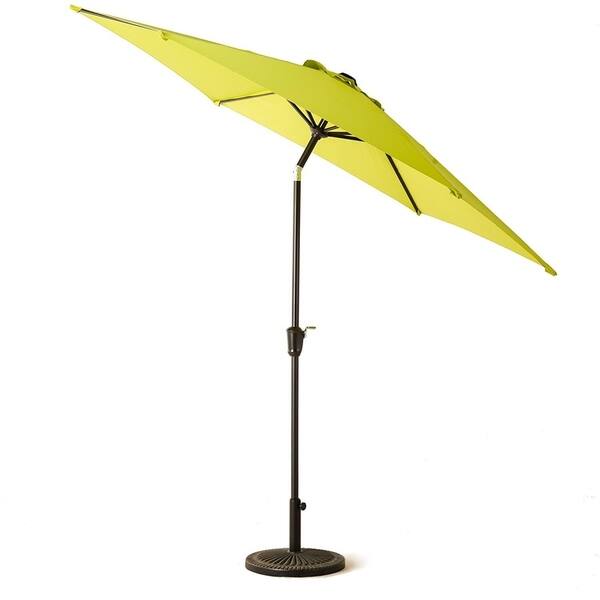 Shop Grand Patio 9 Feet Patio Umbrella Outdoor Market Umbrella Lime Green Overstock 20692172