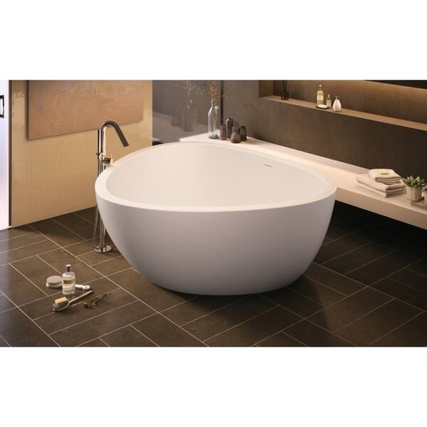 Aquatica Trinity Freestanding Acrylic Bathtub - Fine Matte