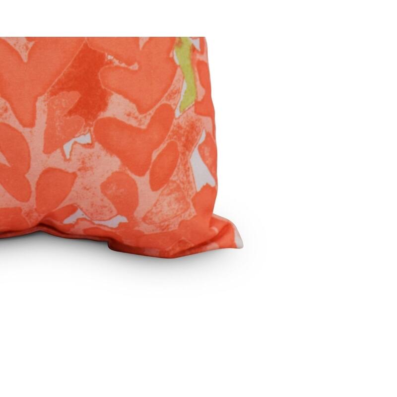 Flower Bell 16 inch Floral Decorative Outdoor Pillow