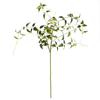 Vickerman 43" Green Clematis Floral Stem