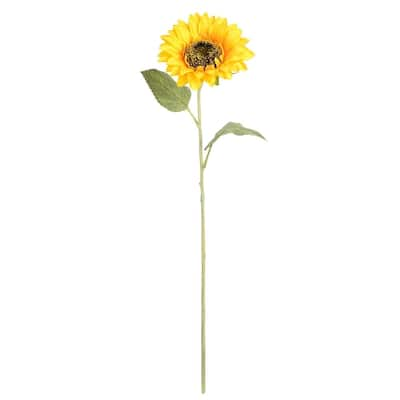 Vickerman 23" Yellow Sunflower Floral Stem