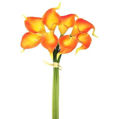 Vickerman 14" Orange Lily Floral Stem