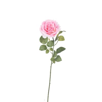 Vickerman 29" Pink Rose Floral Stem