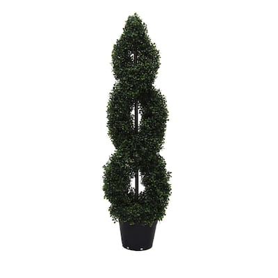 Vickerman 4' Green Boxwood Everyday Topiary