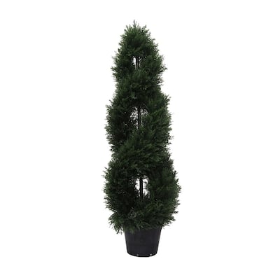 Vickerman 4' Green Cedar Everyday Topiary