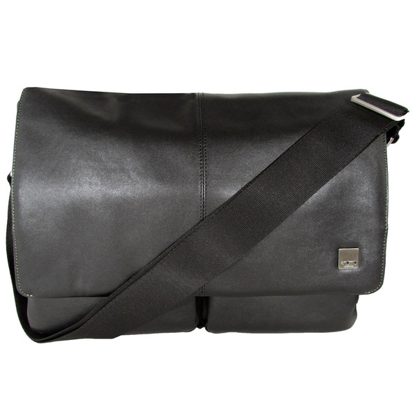 knomo leather messenger bag