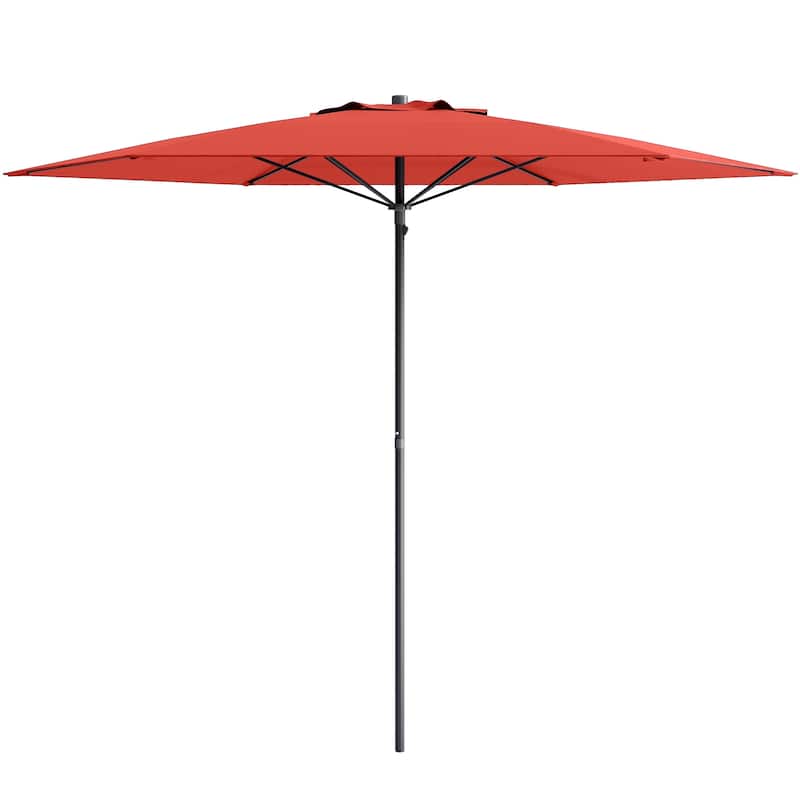 7.5ft Beach Umbrella - Red