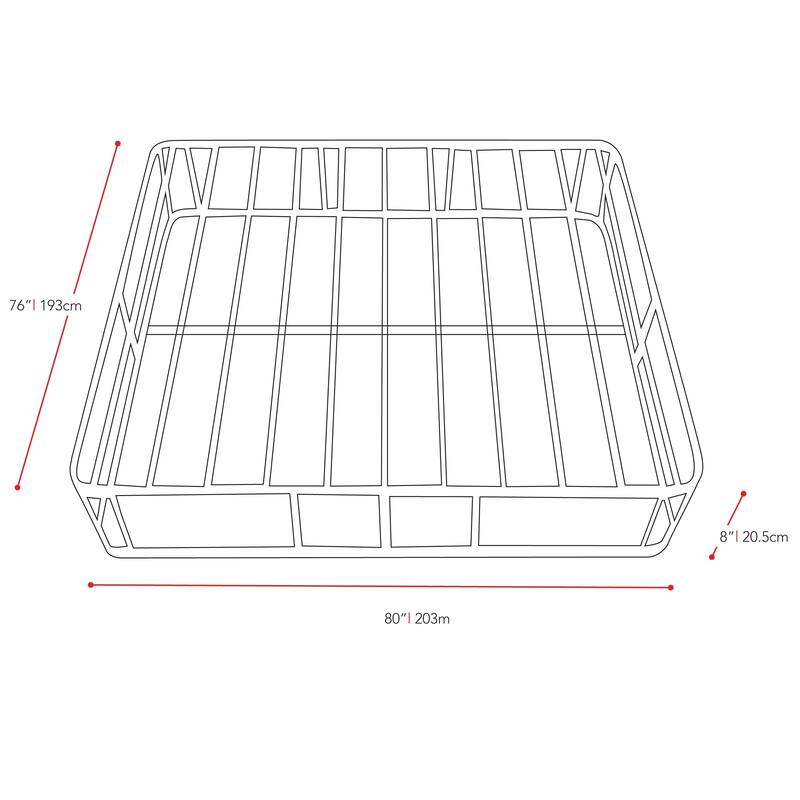 8 inch Ready-to-Assemble Mattress Foundation