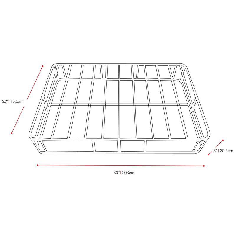 8 inch Ready-to-Assemble Mattress Foundation