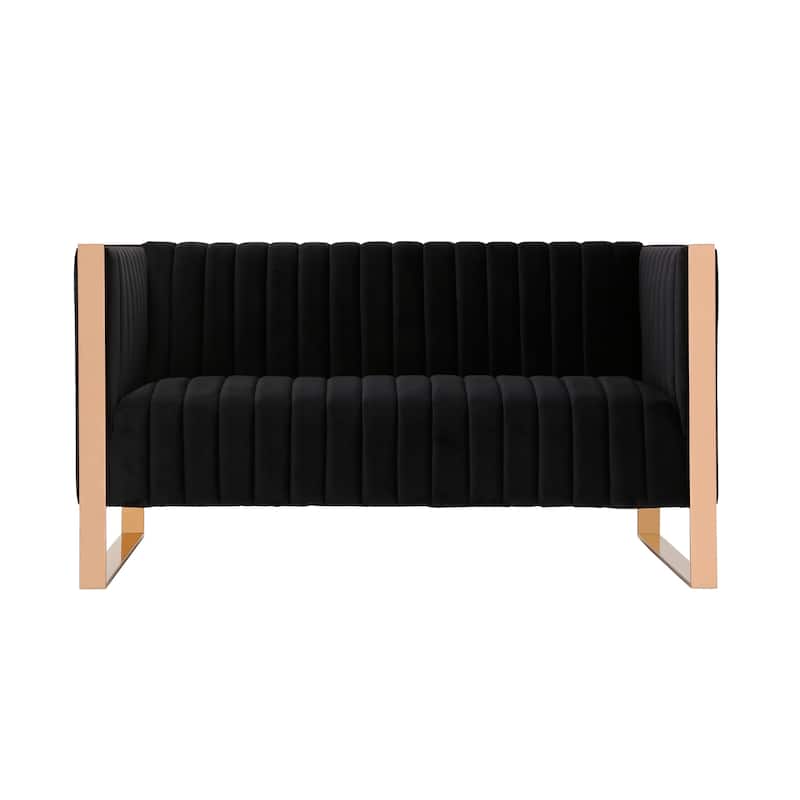 Trillium Loveseat - Black