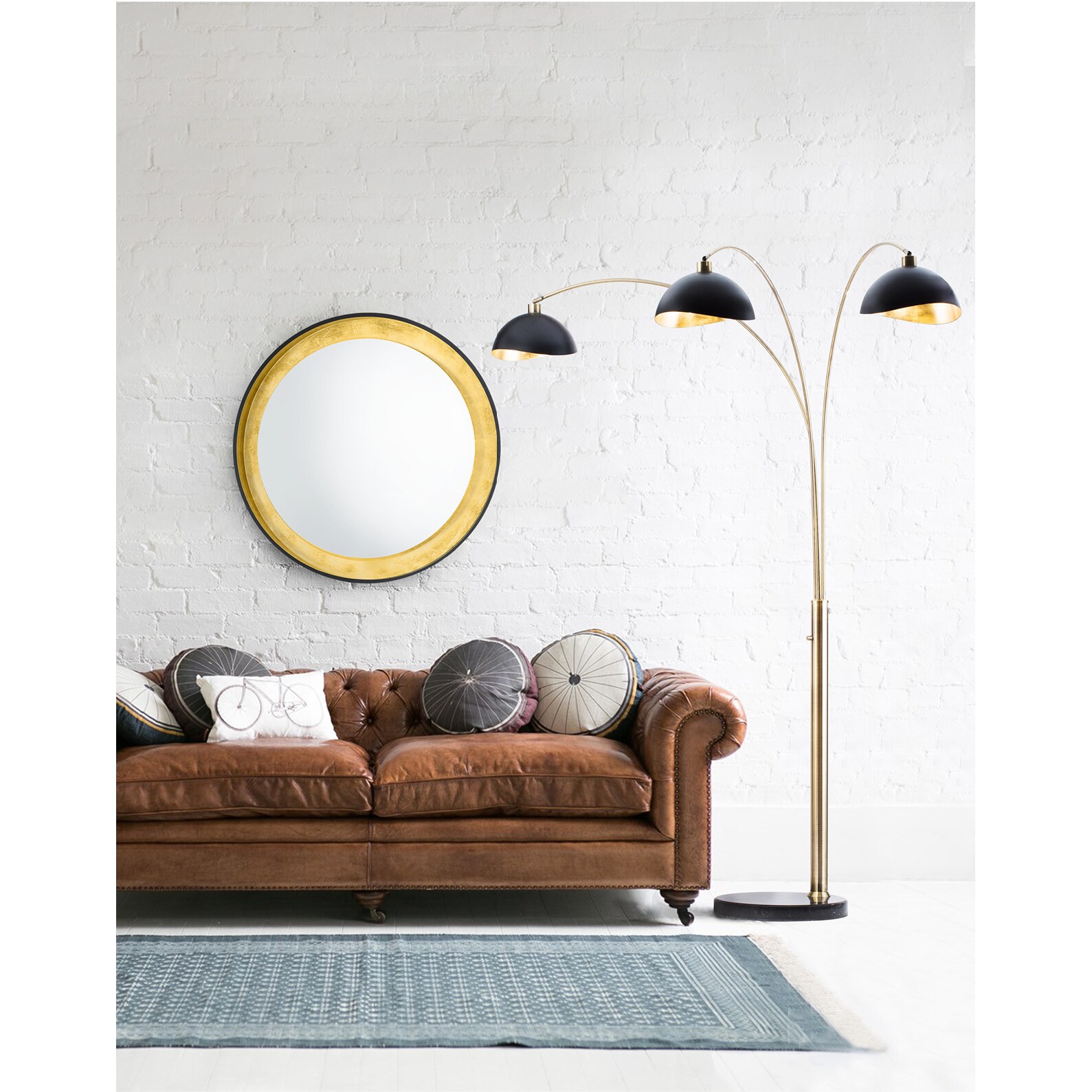 luna bella arc lamp