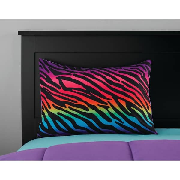 Your Zone Zebra Reversible Comforter set, 1 Each