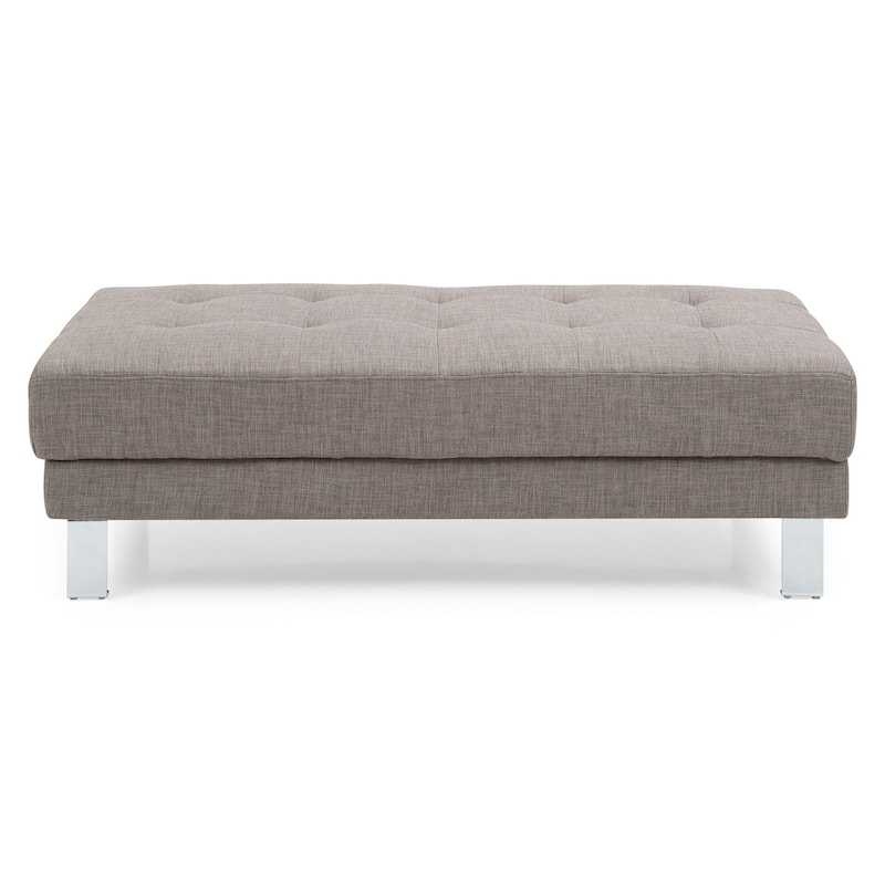Twill Oversized Ottoman