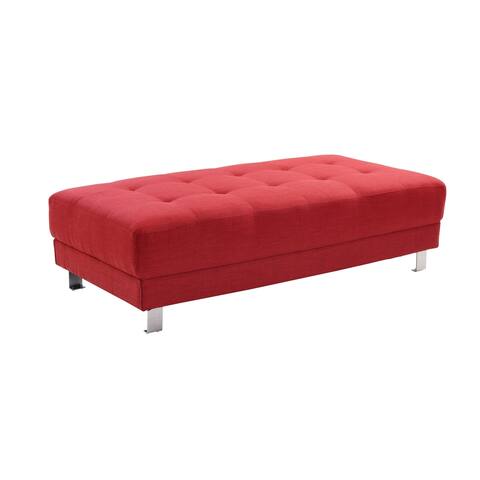 Twill Oversized Ottoman