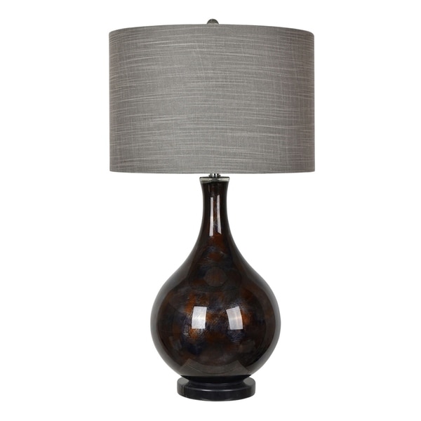 Adler Dark Grey Gl 33 5 Inch Table Lamp On Free Adler Dark Grey Gl 33 5 Inch Table Lamp