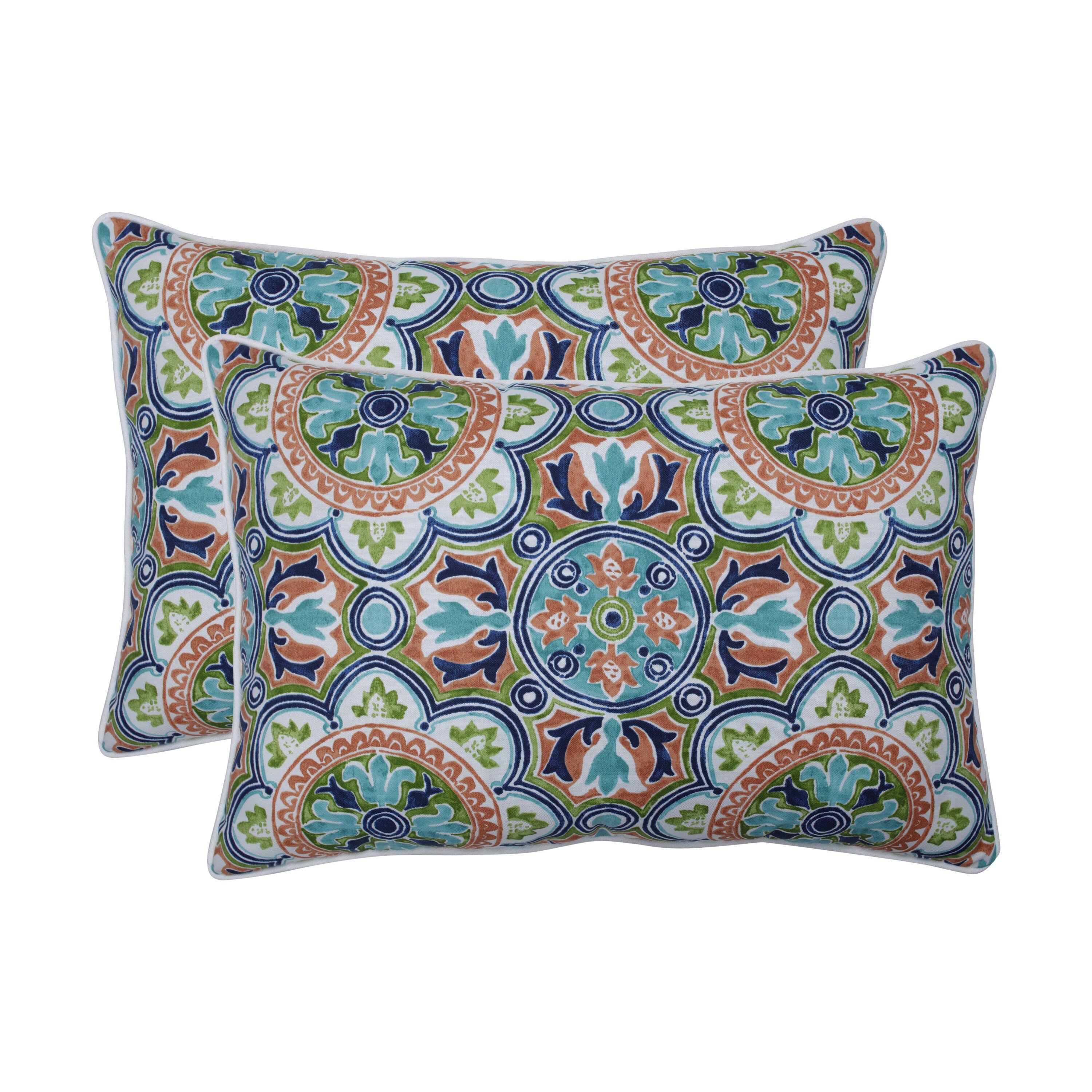 flamingo lumbar pillow