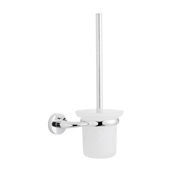 chrome toilet brush holder