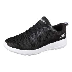 Shop Men's Skechers GOwalk Max Walking Shoe Black/White - On Sale ...