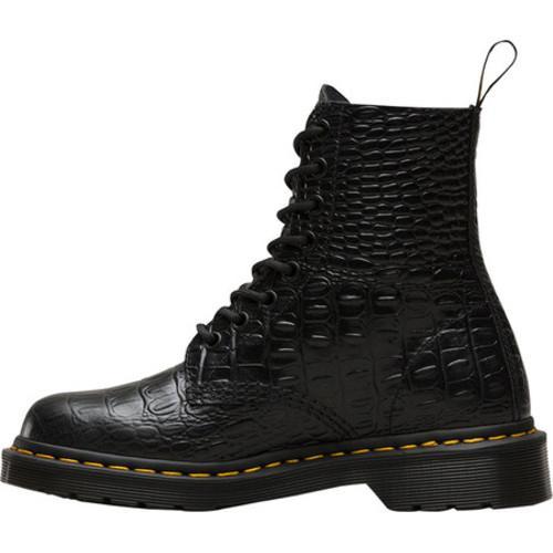 dr martens croco black