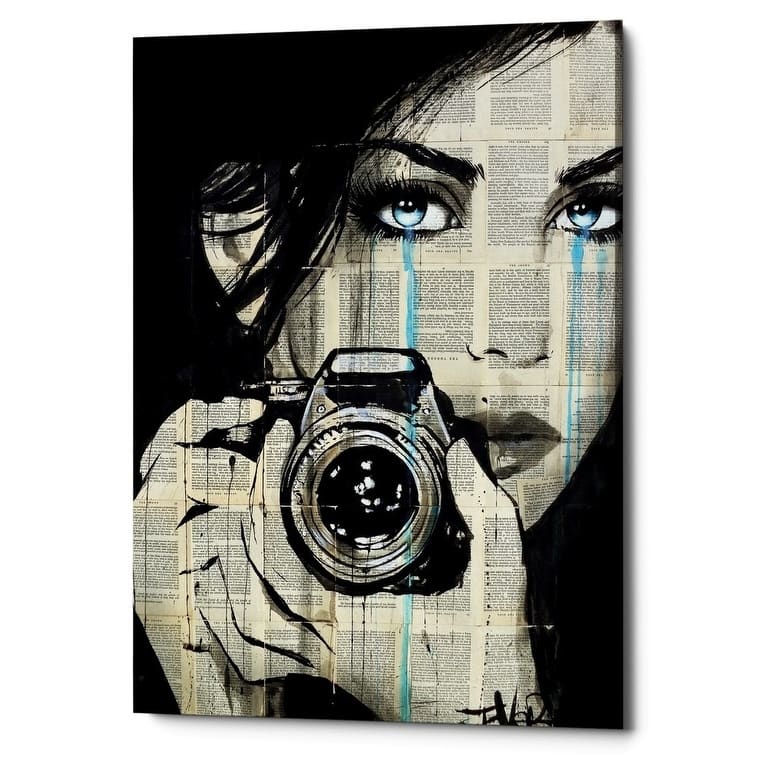 Epic Graffiti "Caught" by Loui Jover, Giclee Canvas Wall Art, 12"x18"