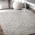 Strick & Bolton Rowan Handmade Braided Area Rug