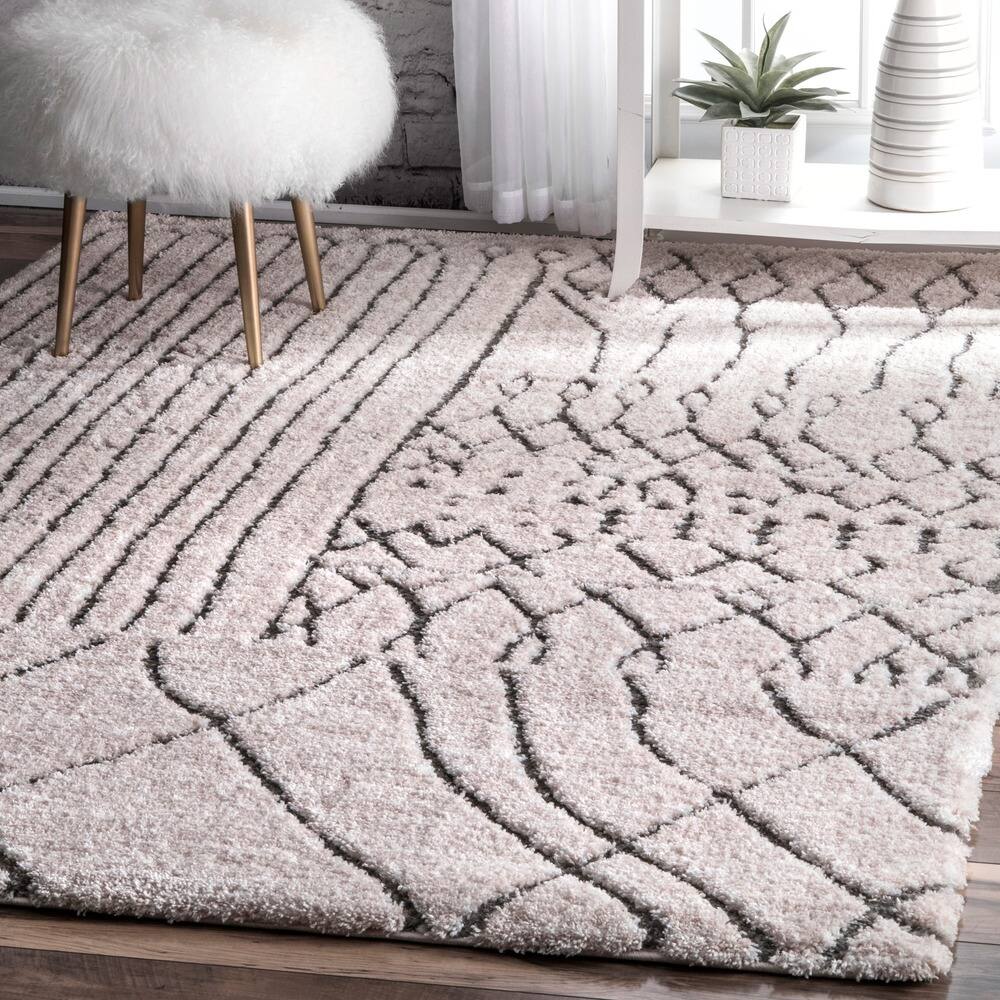 Nuloom Contemporary Soft and Plush Moroccan Shag Rug